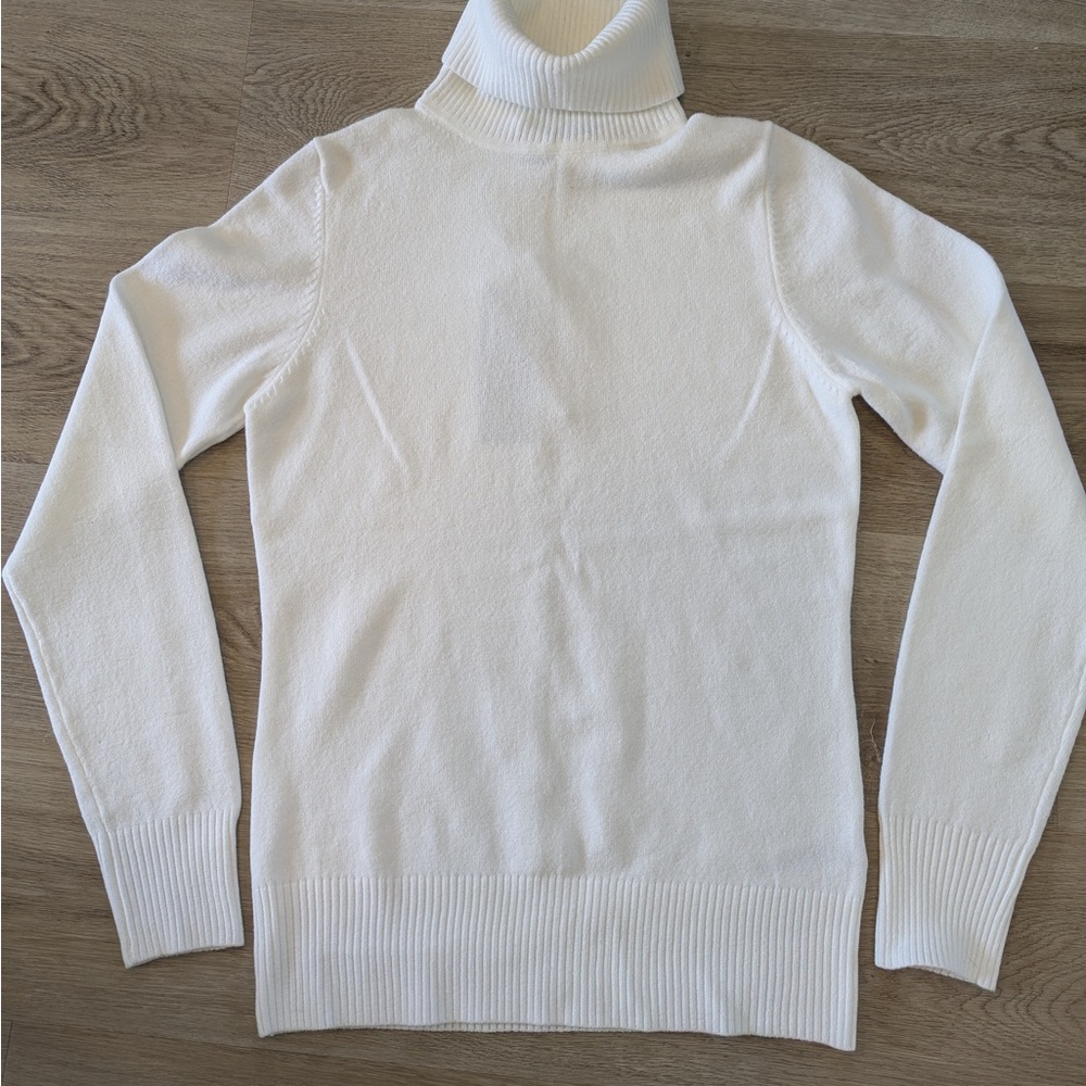 NWT French Connection White Cowl-neck Sweater